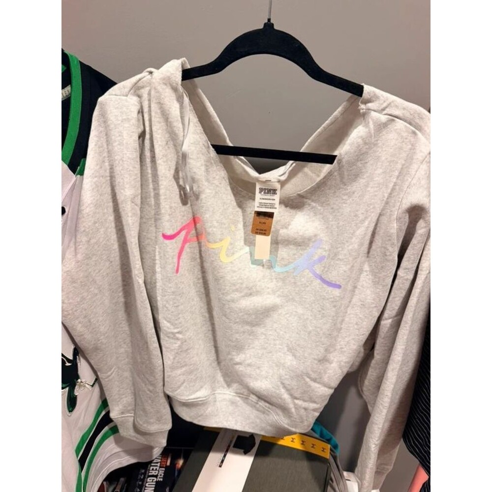 Off shoulder sweatshirt Victoria secret